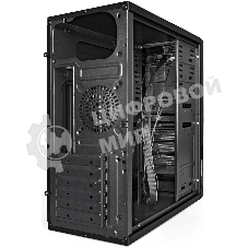 Компьютерный корпус Miditower ExeGate XP-329S-UNS450 (ATX, БП UNS450 с вент. 12см, 2*USB, аудио, черный)