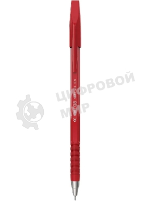 Набор ручек шариковых Deli Think EQ8-RD, красные чернила (12шт), линия 0.5мм