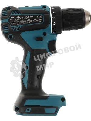 Дрель-шуруповерт Makita DDF485Z, 18 В, 0 Ач, 50 Нм, бесщеточный