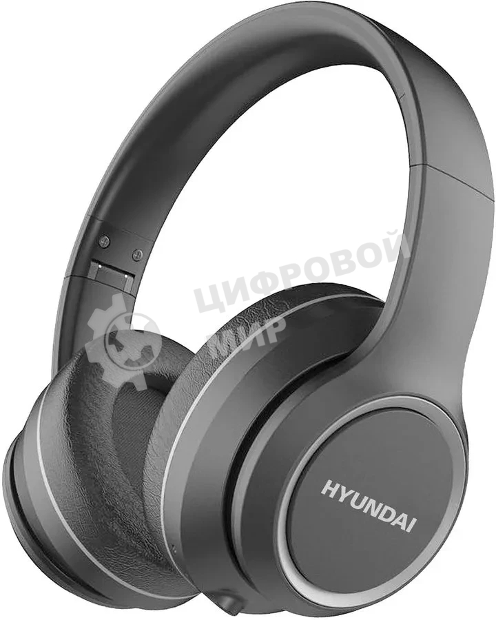 Гарнитура Hyundai H-HP103 черный, беспроводная, Bluetooth, до 6 ч