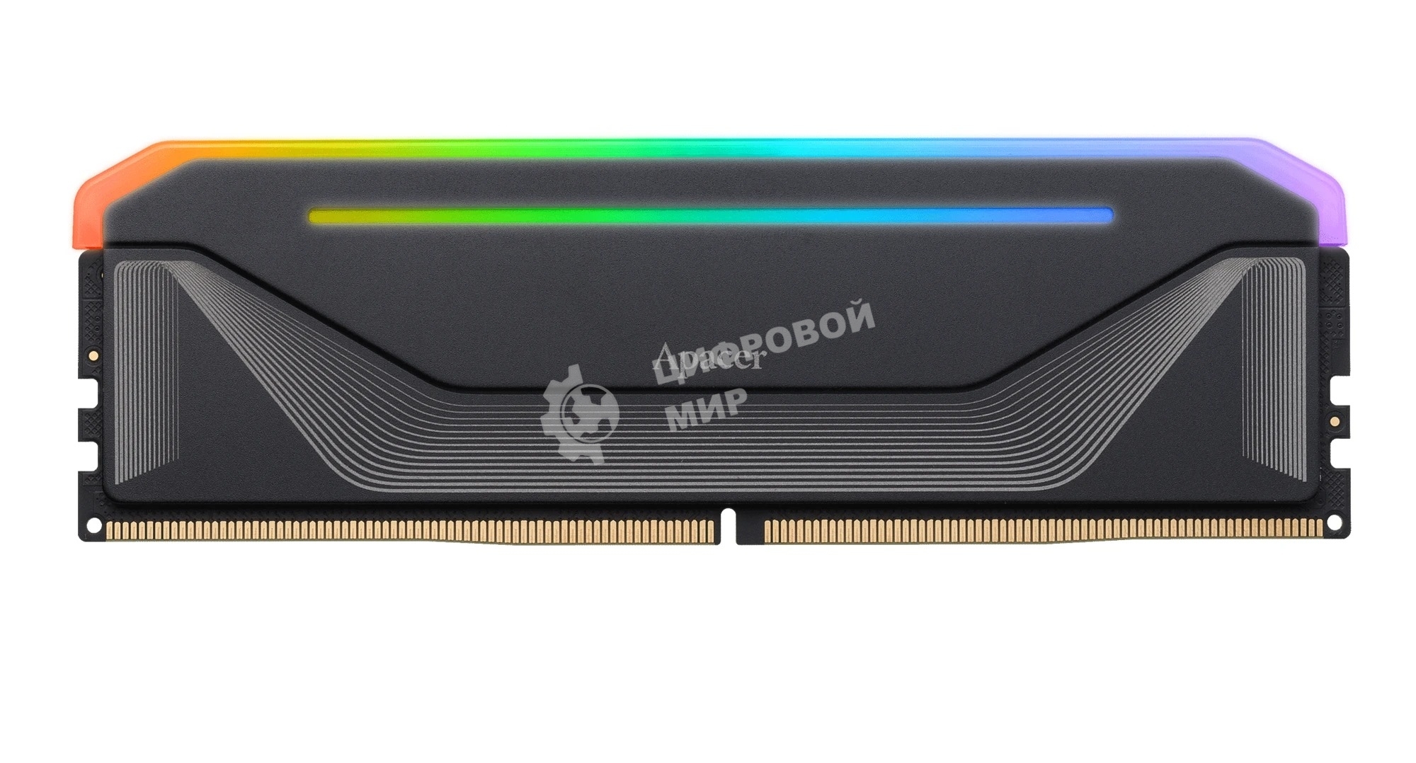 Оперативная память Apacer Nox, DDR5, 16Gb (1x16 Gb), 6000 MHz, CL38, DIMM, радиатор, RGb, черный