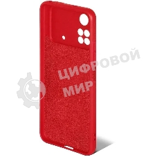 Чехол (клип-кейс) DF poOriginal-06 для Poco M4 Pro (4G) красный