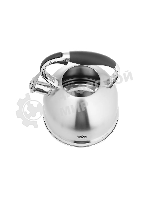 Чайник для плиты Lara LR00-75 (Зеркальный) 3.3л индукц. капс. дно, свисток с кноп. механизмом