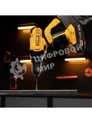 Набор сверл по металлу Denzel 1,5-6,5 мм, HSS-Tin, Golden Tip, 13 шт