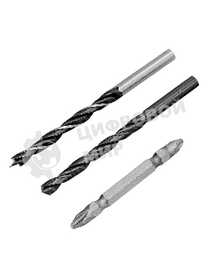 Дрель-шуруповерт Denzel CIDH-BL-20, 20 В, 2 Ач, 80 Нм, бесщеточный, ударный