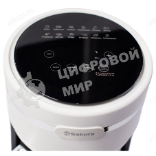 Аэрогриль Sakura SA-7682W черный, 1200 Вт, 3 л, сенсор, 12 программ