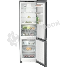 Холодильники Liebherr CBNdgc 5723-20 001 Plus темно-серый двухкамерный 255/94л морозилка снизу