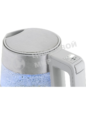 Чайник электрический Haier HK-501 1.7л. 2400Вт серый корпус: стекло/пластик (TD0036930RU)