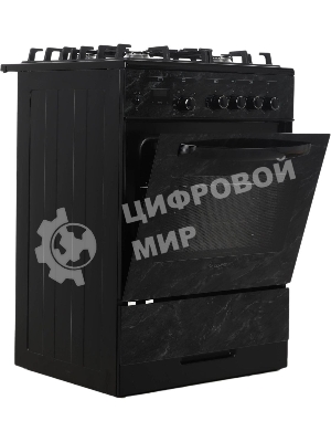 Плита газовая Gefest ПГ 6500-03 0053 черный, конфорок 4 шт, духовка 52 л, 60 см x 85 см x 60 см