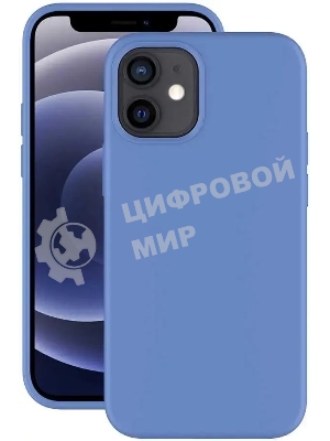 Чехол (клип-кейс) DEPPA Gel Color, для Apple iPhone 12 mini, синий 87762