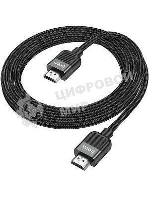 Кабель Hoco US09 ver2.0 HDMI (m) HDMI (m) 2м черный (пакет)