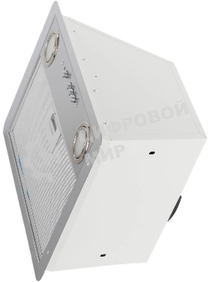 Вытяжка встраиваемая Elikor Flat 42П-430-К3Д белый/хром, 42 см, 430 куб. м/ч, 60 дБ