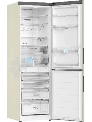 Холодильник Haier C2F636CCRGU1 бежевый, двухкамерный, 256/108л, морозилка снизу, No Frost