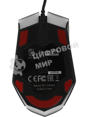 Мышь проводная A4Tech Bloody A70A черный, 6200 dpi, USB Type-A, кнопки - 8