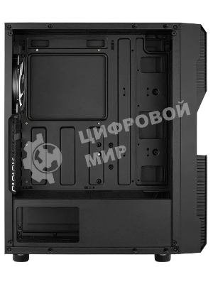 Компьютерный корпус Aerocool/Formula Menace Saturn FRGB-G-BK-v1 черный без БП ATX 4x120мм 2xUSB2.0 1xUSB3.0 audio bott PSU