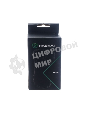 Мышь проводная Raskat M018 черный, 3200 dpi, USB, кнопки - 6