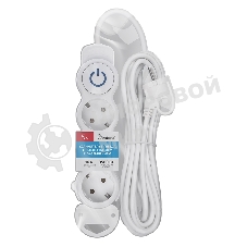 Удлинитель Smartbuy (SBE-16-3-05m-ZS) 3 роз х 5,0 м - белый