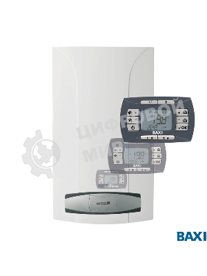 Газовый котел BAXI LUNA 3 Comfort 240 Fi, 24 кВт макс.65°C 14.3л/мин при +25°С