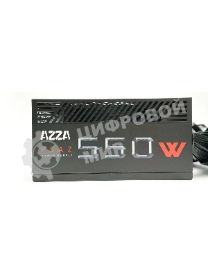 Блок питания Azza ATX 550W PSAZ-550W 80+ bronze (20+4pin) APFC 120мм fan 5xSATA RTL