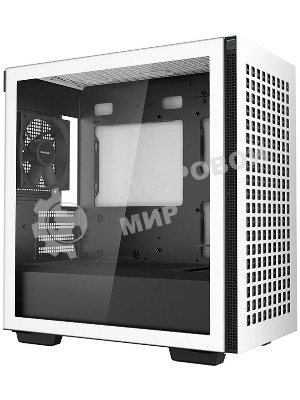 Компьютерный корпус Deepcool CH370 белый без БП mATX 1x120мм 1xUSB 2.0 1xUSB 3.0 audio bott PSU