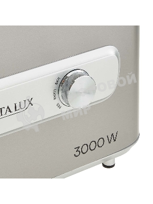 Мясорубка электрическая DELTA LUX DE-603M серый, 3000 Вт, 2.2 кг/мин, реверс, защита от перегрузки, насадки - 5