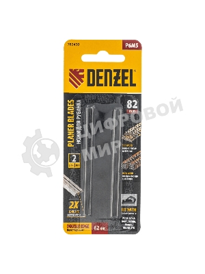 Ножи для эл. рубанка Denzel Р6М5, 82 мм, 2 шт