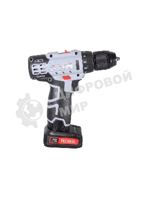 Дрель-шуруповерт Ресанта ДА-24-2ЛК, 24 В, 2 Ач, 60 Нм, щеточный