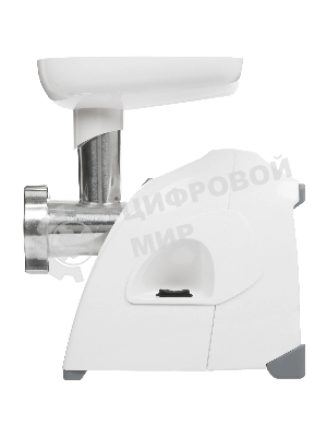 Мясорубка электрическая Аксион М641.02 белый, 2000 Вт, 3 кг/мин, реверс, защита от перегрузки, насадки - 6