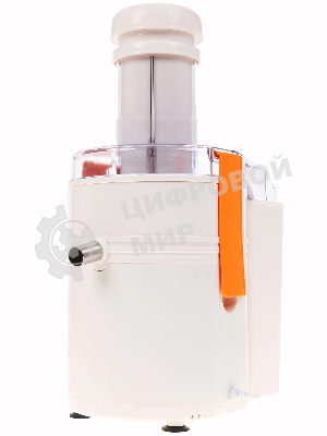 Соковыжималка Mystery MJE-1901 белый, центробежная, 900 Вт, 900 мл, механическое