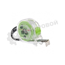 Рулетка Сибртех Кварц, прозрачный корпус, амортизатор, 3 м х 16 мм