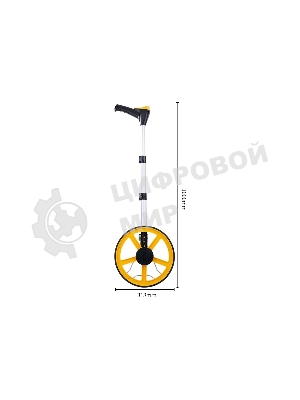 Измерительное колесо с цифровым дисплеем (курвиметр) Deli DL4179 300мм Диаметр 300мм, точность:±0,5%, значение деления:0,1 мм