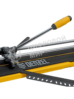 Плиткорез Denzel 600х14мм, цельнометал. напр., каретка на подш., стальная станина, рукоятка-пенал