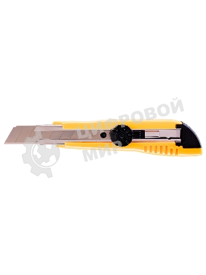 Нож канцелярский Deli E2043, ширина лезвия 18 мм, фиксатор усиленный сталь ассорти, блистер