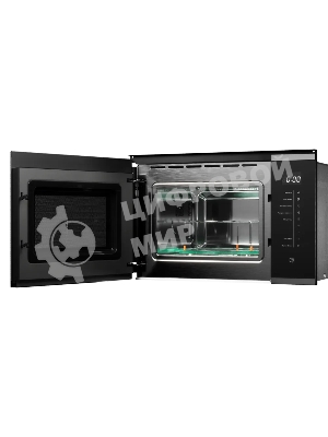 Встраиваемая микроволновая печь Kuppersberg HMW 651 BX черный/нержавеющая сталь