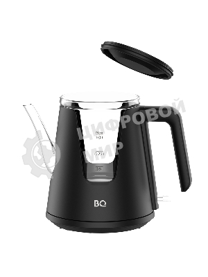 Чайник электрический BQ KT0046DW черный, 2200 Вт, 1л
