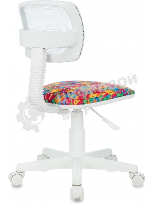 Кресло Бюрократ CH-W299 белый, сетка, 120 кг