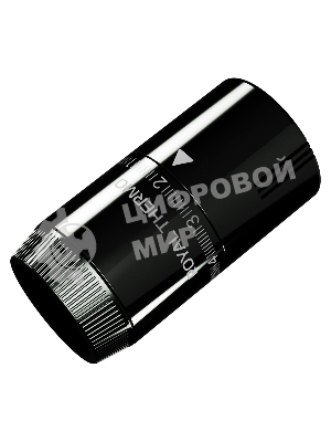Термоголовка жидкостная Royal Thermo Design М30х1,5 (хром черный)