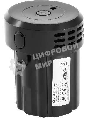 Пылесос вертикальный Vitek Starlight VT-8143 черный/серебристый, питание от аккумулятора, 35 Вт, уборка сухая, пылесборник 0.6 л, работа от АКБ max 30 мин