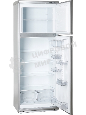 Холодильник Atlant МХМ-2835-08 серебристый двухкамерный 202/70л морозилка сверху