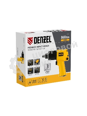 Ударный пневмогайковерт Denzel IW860, 1/2