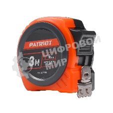 Рулетка PATRIOT MTP-3-16, магнит, 2сторон.зацеп, антиблик.нейлон.покрытие, крупн.шрифт, двусторон.белая лента, 3м*16 мм