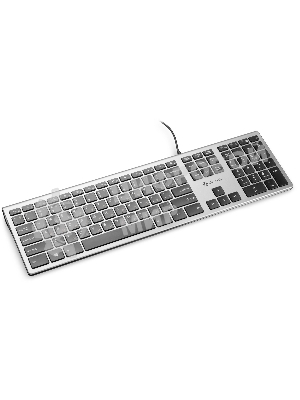 Клавиатура Oklick 890S проводная, USB Type-A, серый