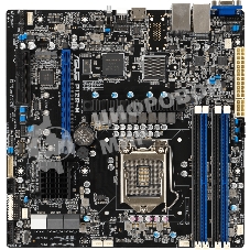 Материнская плата серверная ASUS P12R-E, LGA1200, Intel C256, 4xDDR4 (ECC), 8xSATA, 2xM.2, 1xPCIe 4.0 x16, 3xPCIe 4.0 x8, 1xVGA, 1xHDMI, 2x1Gb LAN, 2xUSB-A 10Gbps, 2xUSB-A 5Gbps, ATX