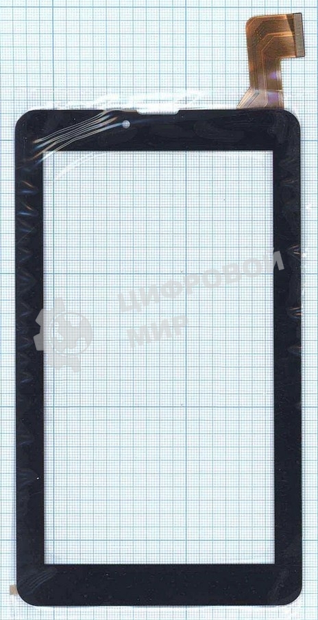 Сенсорное стекло (тачскрин) FPC-FC70J835-01, черное