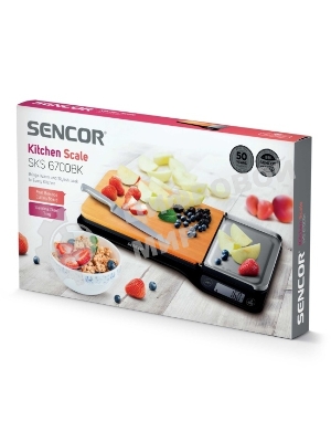 Весы кухонные Sencor SKS 6700BK