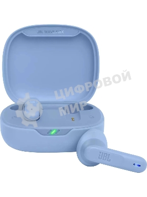 Наушники TWS JBL Wave Flex синий, вкладыши, Bluetooth, до 8 ч