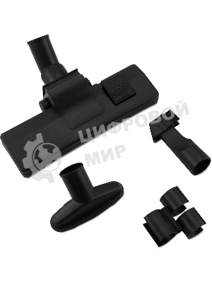 Пылесос Hyundai HYV-B4995 черный/красный, 400/2220 Вт, уборка сухая, пылесборник мешок 2.5 л