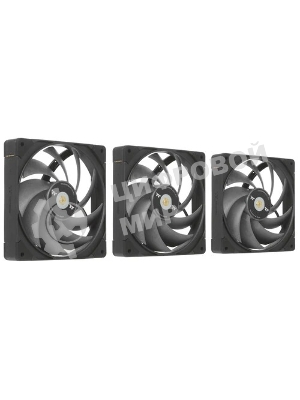 Вентилятор Thermaltake Toughfan EX14 Pro реверсивный 140x140x25mm черный 4-pin 31.6-34.1dB Ret (CL-F172-PL14BL-A)