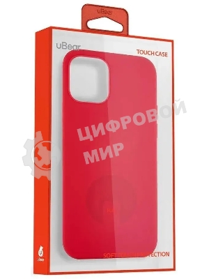 Чехол (клип-кейс) UBEAR Touch Case, для Apple iPhone 12 mini, красный cs61rr54th-i20