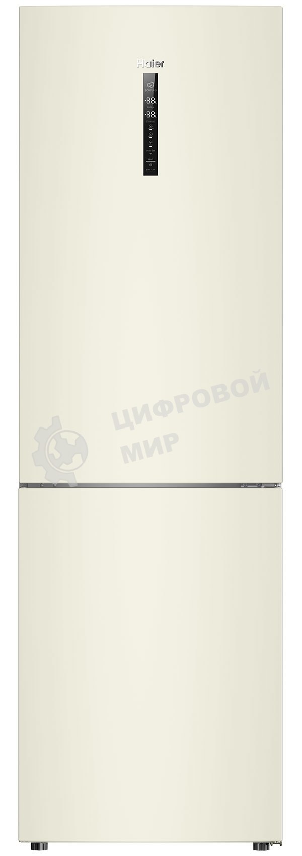 Холодильник Haier C2F636CCRGU1 бежевый, двухкамерный, 256/108л, морозилка снизу, No Frost